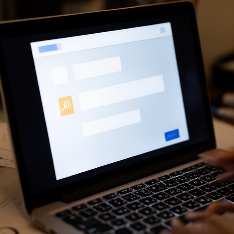 Notebook s otvoreným e-mailom a rozpracovanou odpoveďou v tichej kancelárii